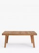 Rectangular Garden Coffee Table, 103cm, (Acacia Wood), Natural