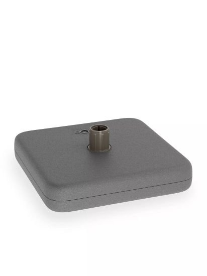 Metal Pole 2m Garden Parasol & Fillable Parasol Base Weight, 9kg